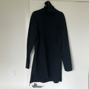 Yohji Yamamoto Ground Y long sleeve long turtle neck shirt in black size 3